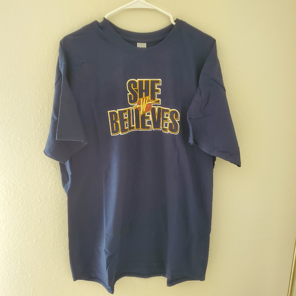 Golden State Warriors She Believes T-Shirt XL New
